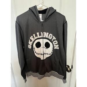 Jack Skellington The Nightmare Before Christmas Hoodie Jacket Coat Disney Size S